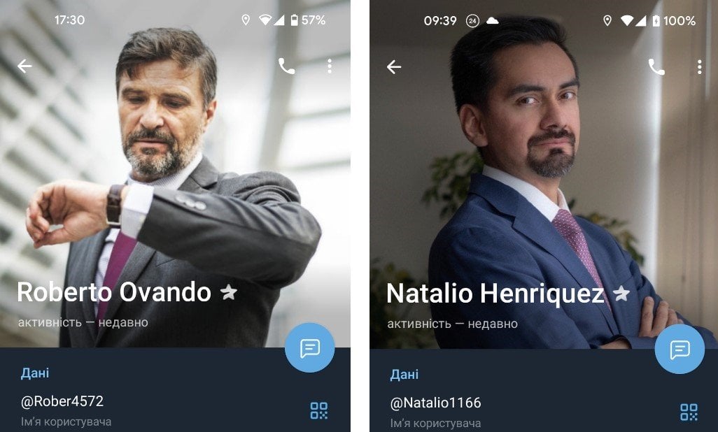 Роберто Овандо і Наталіо Енрікес  — серйозні бізнесмени, одразу ж видно
