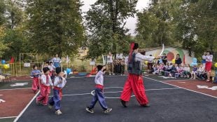 На Шепетівщині для дошкільнят влаштували козацькі забави