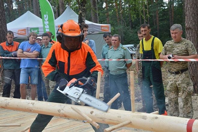 На Шепетівщині визначали найкращого вальника лісу серед лісгоспів області