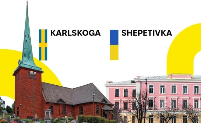 Шведське місто Карлскуга стало першим містом-побратимом Шепетівської громади у Європі