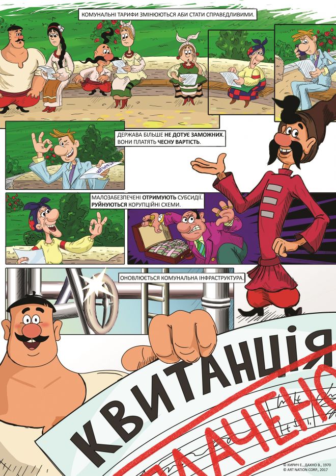 Легендарний мультфільм «Як козаки…» інтерпретували у коміксах про тарифи