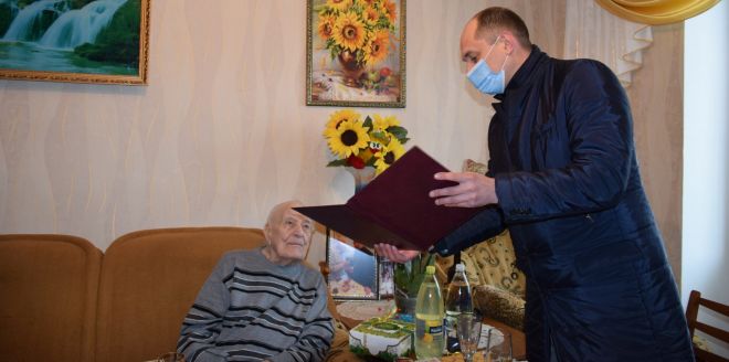 Сьогодні Дудка Василь Федорович святкує 100-річний ювілей
