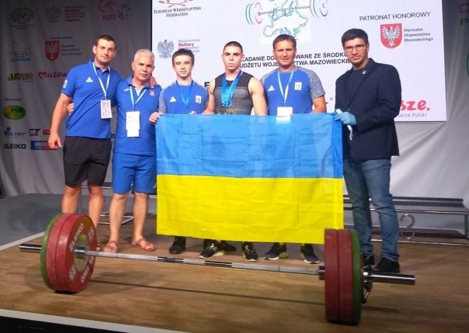 Шепетівський важкоатлет став чемпіоном Європи серед юнаків до 17 років