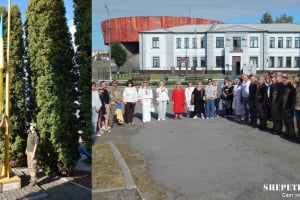 У Шепетівці урочисто підняли Державний Прапор України