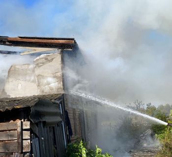 У селі Михайлючка палала літня кухня