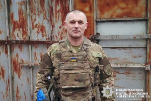У Полонному несе службу поліцейський-доброволець, який воював на Донецькому та Сумському напрямках