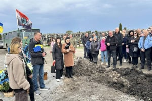 Прах В’ячеслава Кучерука знайшов вічний спокій на рідній землі