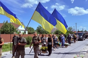 У Полонному попрощалися із Захисником Юрієм Галатом, який помер у шпиталі