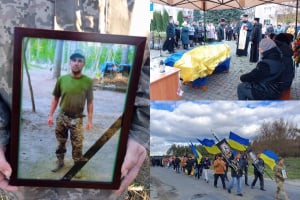 У рідну Радошівку на щиті повернувся Юрій Питель