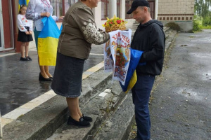У Грицівській громаді зустрічали з полону Момотюка Сергія
