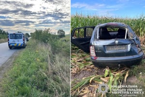 З’їхали у кювет і перекинулися: на Шепетівщині троє підлітків втрапили у ДТП на автомобілі