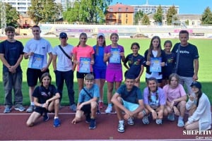 Шепетівчани здобули чотири бронзи обласного чемпіонату з легкої атлетики