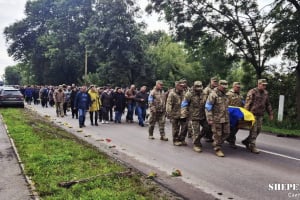 Сахновецька громада провела у засвіти захисника Дегодюка Олександра