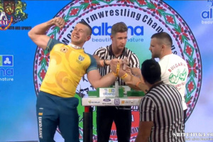 Олег Жох став чемпіоном світу з армрестлінгу на 46-му чемпіонаті світу