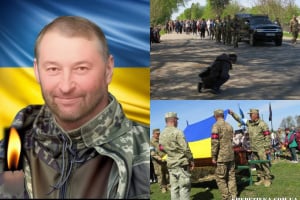 Грицівська громада провела у засвіти воїна Стецюка Федора Анатолійовича