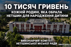 10 тисяч гривень за пологи в Нетішині: міськрада запровадила виплату для родин новонароджених
