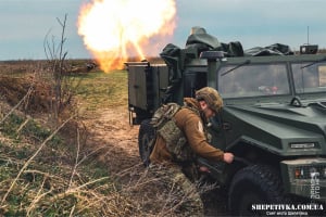 Нетішинські нацгвардійці відпрацювали бойове застосування мобільних мінометів Alakran