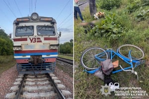 Смертельна ДТП на коліях: велосипедист загинув під колесами електропотяга