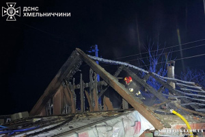 У Судилкові палала господарча будівля