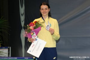 Мешканка Шепетівщини стала віцечемпіонкою Європи з фехтування