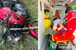 Мотоциклісту відірвало стопу: водій Audi Q7 спричинив ДТП і втік з місця події