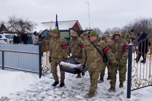 До рідного села на Шепетівщині навіки повернувся солдат Рижко Володимир Володимирович