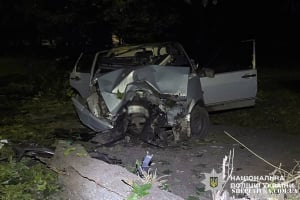 У Шепетівці авто влетіло в дерево: водія та двох пасажирів було госпіталізовано