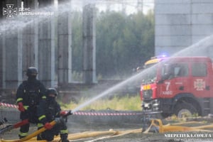 На Хмельницькій АЕС відбулися тактико-спеціальні навчання за участю керівництва ДСНС області