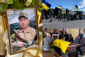 У Полонному прощалися із захисником Яценюком Віктором Івановичем