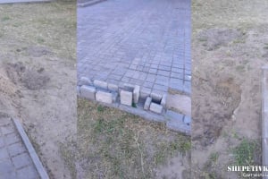 У Нетішині підлітки влаштували велотріал біля пам’ятника жертвам Голодомору
