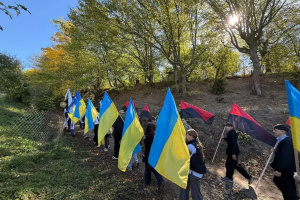 Довірена особа Романа Шухевича Марія Римик: біля Бережан освятили меморіальну композицію