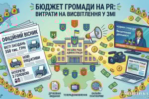 Міські ради Шепетівщини планують витрати у 2026 році понад 1.1 млн грн на піар