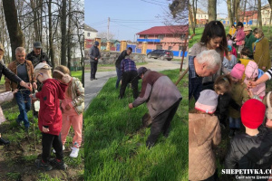 У Грицеві висадили 80 дерев у пам’ять про загиблих захисників України