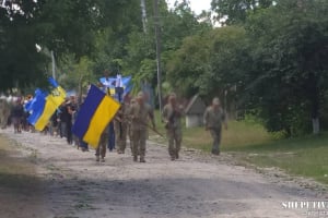 Ізяславська громада попрощалася із трьома захисниками