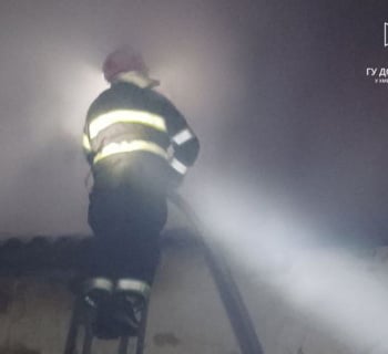 Грицівські рятувальники з місцевою пожежною командою гасили житловий будинок