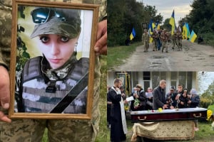 Без мами лишились троє діток: на Шепетівщині у засвіти провели бойову медикиню Миколюк Альону