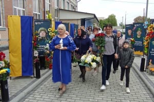 У Судилківській громаді відбулася церемонія освячення нових портретів на Алеї Слави
