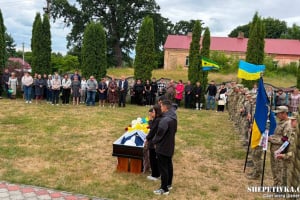 Не витримало серце: у Крупецькій громаді попрощалися з ветераном ЗСУ Сергієм Шевченком