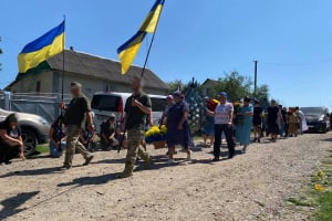 У Полонській громаді попрощалися із спецпризначенцем Миколою Малаціоном