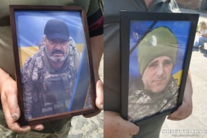 ДНК-експертиза підтвердила загибель: на Шепетівщині попрощалися із Віталієм Скиданом та Сергієм Зозулею