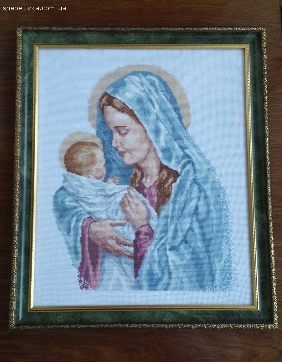 Ікона ручної роботи "МАРІЯ з ІСУСОМ"