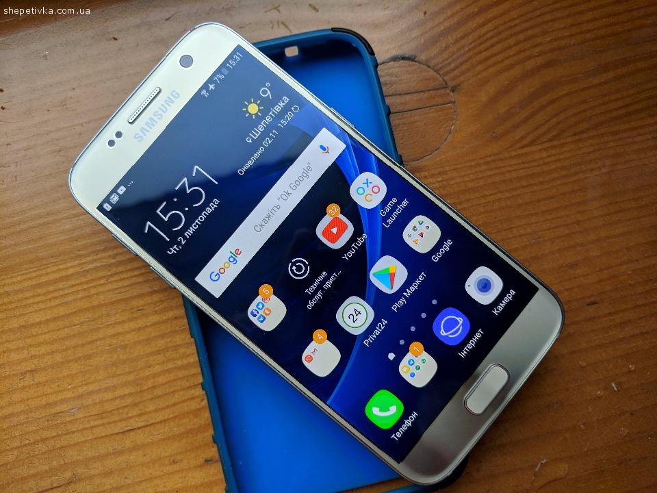 Продаю оригінальний Samsung Galaxy S7 Gold 32Gb (CDMA+GSM)