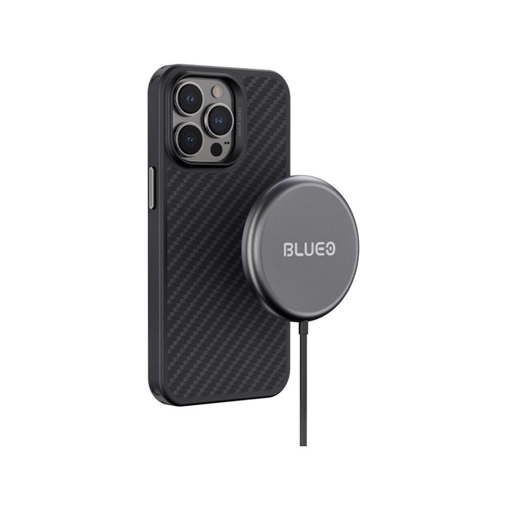 Чохол Blueo для iPhone 15 Pro B51 600D All Inclusive Aramid Fiber with Magnetic Series Black 1