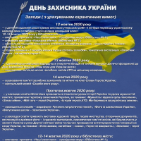 Заходи до Дня захисника України