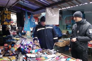Місцями продажу піротехнічних виробів проведено профілактичний рейд
