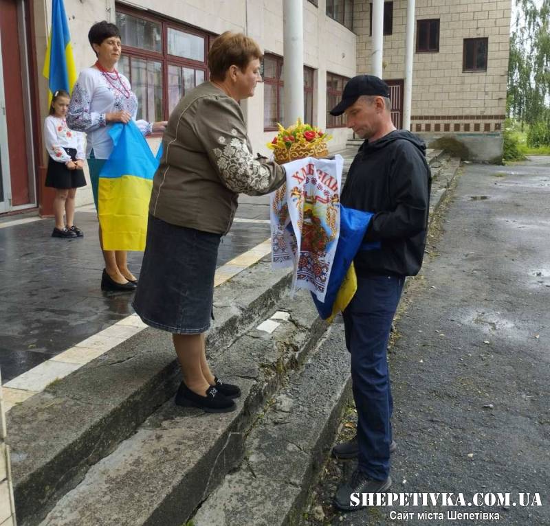 У Грицівській громаді зустрічали з полону Момотюка Сергія