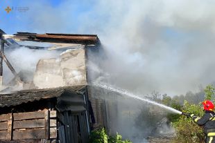 У селі Михайлючка палала літня кухня