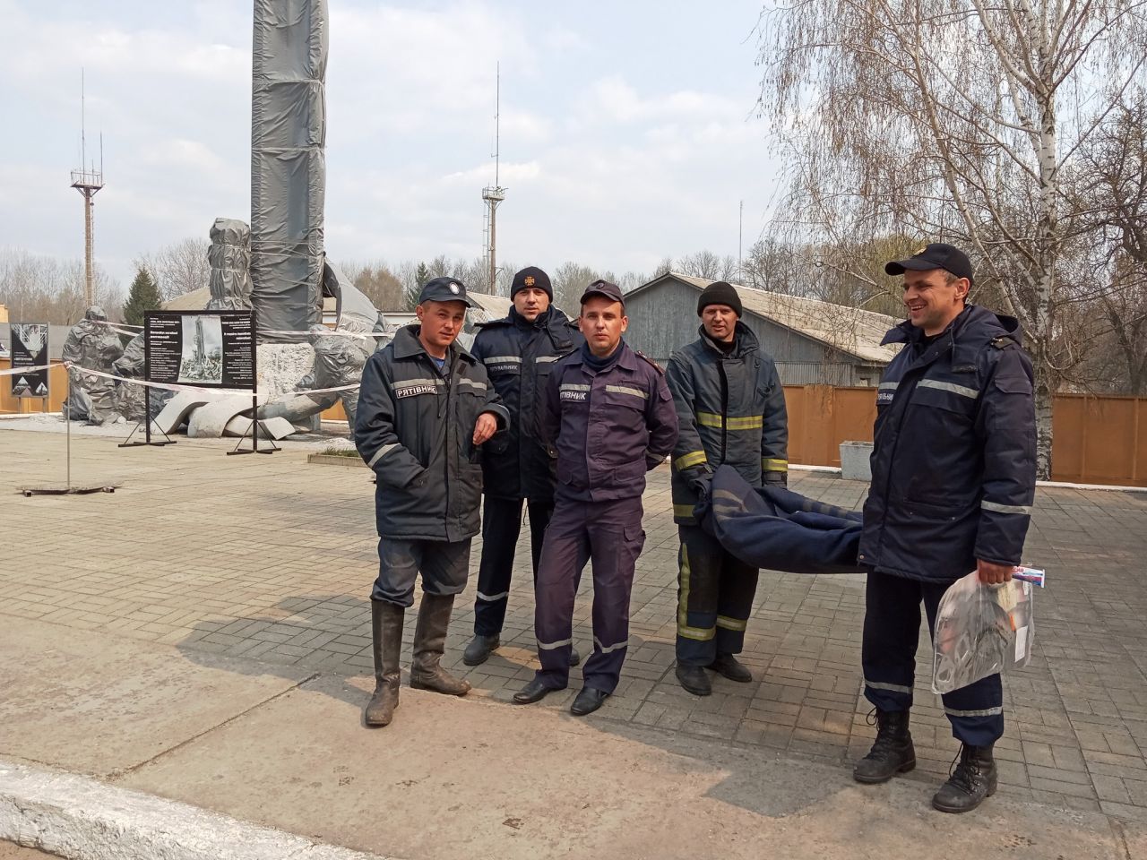 Шепетівські рятувальники повернулися із Чорнобильської зони відчуження