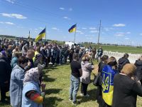 Крупецька громада прощалась із захисником Поліщуком Олександром Сергійовичем