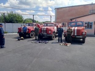 Під час огляду-конкурсу обирали кращу місцеву пожежну команду